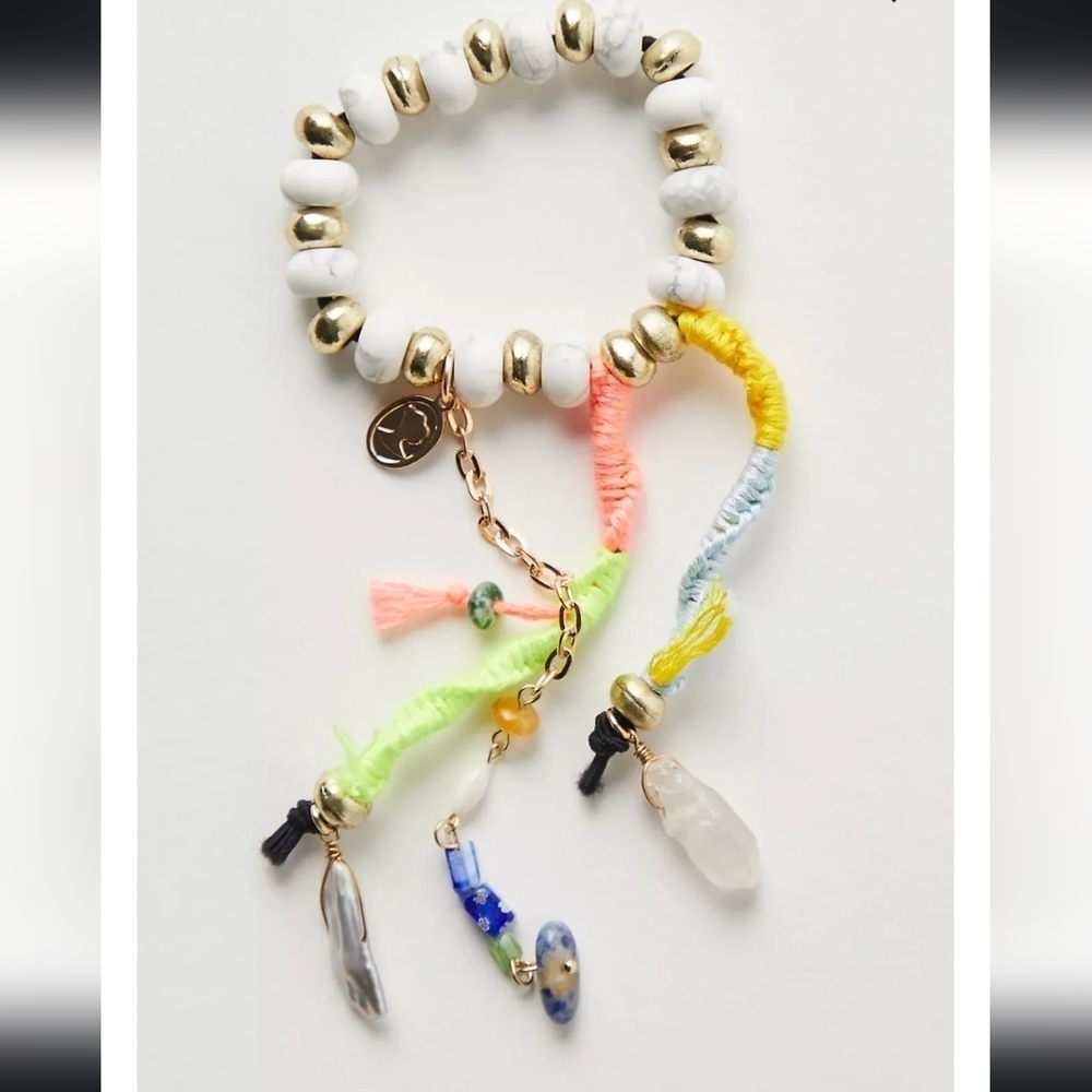 Ariana Ost ( Sold at Anthropologie), Dripping In Sun Hair Tie, Ivory, NWT!!! - Picture 1 of 10